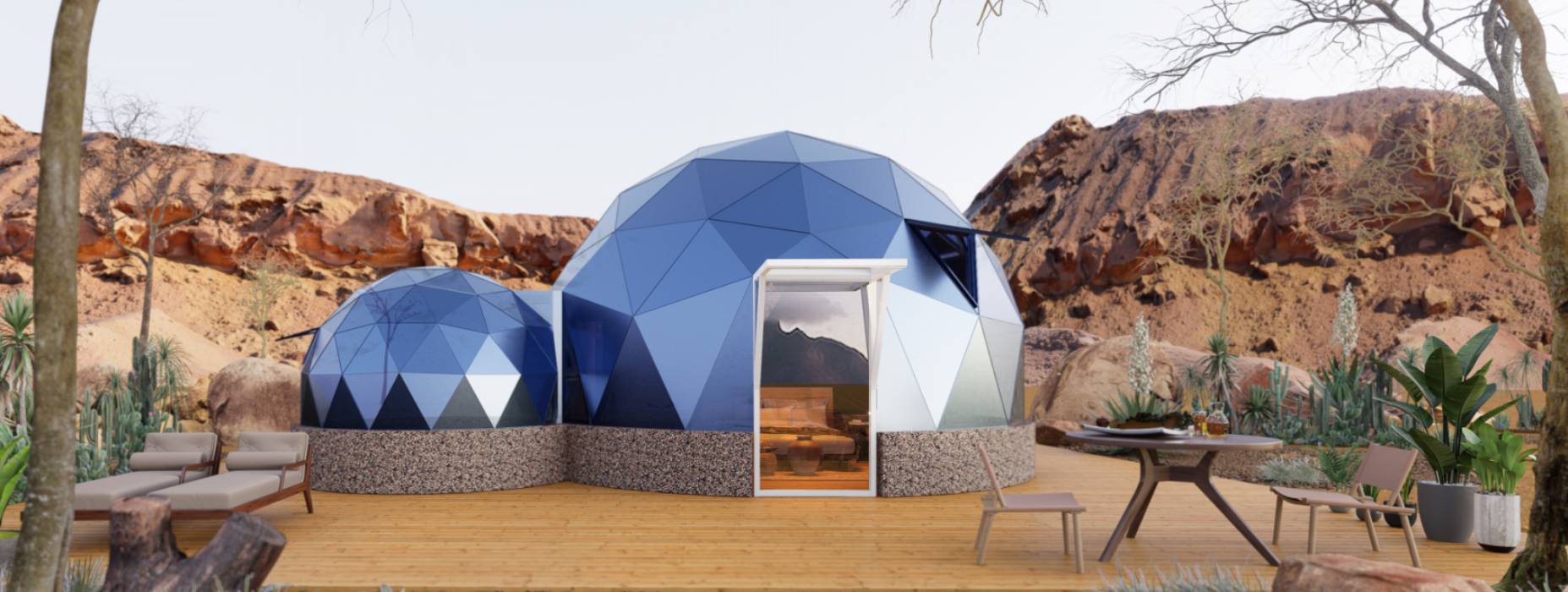 丛台区球形智能光伏玻璃星空房